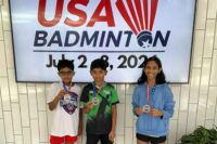 Reyansh, Aayush, Haziqa - Junior National 2024 Achievements - Plano, DFW, McKinney Badminton Center