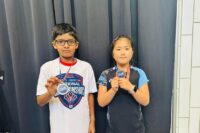 Reyansh Chalamasetti & Sophia Coco Wang - Semi Finalist - Junior National 2024 Achievements - Plano, DFW, McKinney Badminton Center